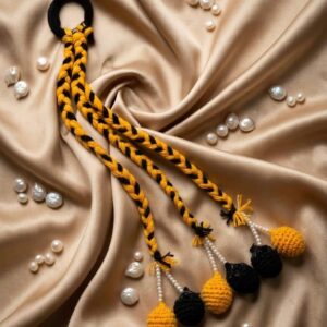 Navratri tasseled Hairties