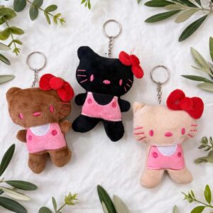 Kitty Plush Keychain (Pack of 3)